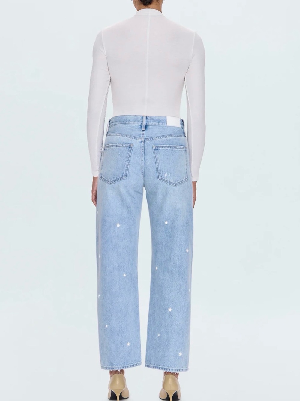 NWT Pistola LEXI MID RISE BOWED STRAIGHT - STELLAR womens size 24 - Picture 6 of 16